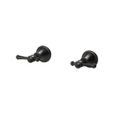 Phoenix Nostalgia Lever Handle Wall Tap Assemblies - Chrome, Brushed Nickel, Antique Black